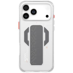 Skinarma Haxa Case for iPhone 17 Pro Max Magnetic Charging + Grip Stand Transparent - Image 3