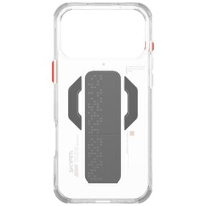Skinarma Haxa Case for iPhone 17 Pro Max Magnetic Charging + Grip Stand Transparent - Image 4