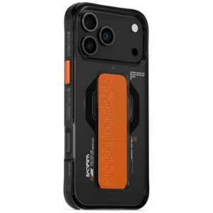 Skinarma Haxa Case for iPhone 17 Pro Max Magnetic Charging + Grip Stand Graphite