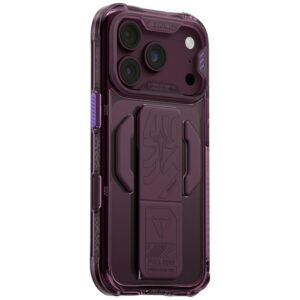 Case Skinarma Helio CE Grip Stand for iPhone 18 Pro / 17 Pro burgundy - Image 2