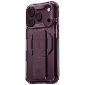 Case Skinarma Helio CE Grip Stand for iPhone 18 Pro / 17 Pro burgundy - Image 3