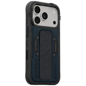 Case Skinarma Phantom MagSafe + Grip Stand for iPhone 18 Pro / 17 Pro blue - Image 2