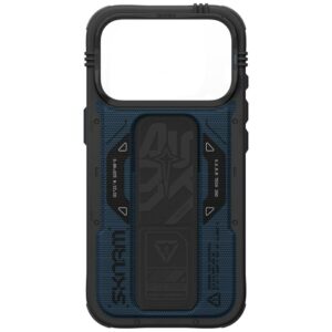 Case Skinarma Phantom MagSafe + Grip Stand for iPhone 18 Pro / 17 Pro blue - Image 4