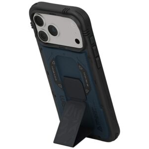 Case Skinarma Phantom MagSafe + Grip Stand for iPhone 18 Pro / 17 Pro blue - Image 6