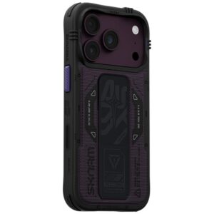 Case Skinarma Phantom MagSafe + Grip Stand for iPhone 18 Pro / 17 Pro burgundy - Image 2