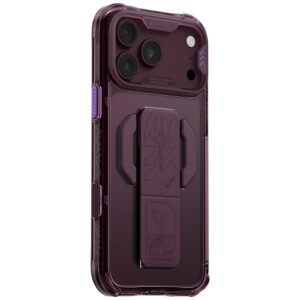Case Skinarma Helio CE Grip Stand for iPhone 18 Pro Max / 17 Pro Max burgundy - Image 2
