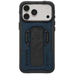 Case Skinarma Phantom MagSafe + Grip Stand for iPhone 18 Pro Max / 17 Pro Max blue