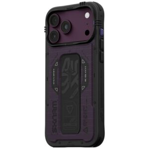 Case Skinarma Phantom MagSafe + Grip Stand for iPhone 18 Pro Max / 17 Pro Max burgundy - Image 3