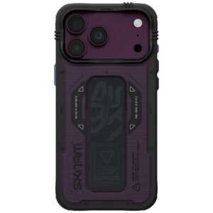Case Skinarma Phantom MagSafe + Grip Stand for iPhone 18 Pro Max / 17 Pro Max burgundy
