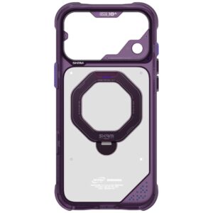 Case Skinarma Saturn MagSafe + Rotating Kick Stand do iPhone 18 Pro Max / 17 Pro Max Burgundy - Image 5