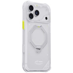 Case Skinarma Saturn MagSafe + Rotating Kick Stand do iPhone 18 Pro Max / 17 Pro Max Frost - Image 3