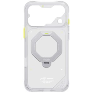 Case Skinarma Saturn MagSafe + Rotating Kick Stand do iPhone 18 Pro Max / 17 Pro Max Frost - Image 4