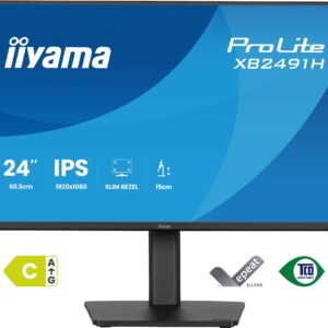 iiyama ProLite XB2491H-B1 kompiuterio monitorius 60,5 cm (23.8") 1920 x 1080 pikseliai „Full HD“ LCD Juoda - Image 2
