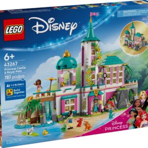 LEGO DISNEY 43267 Princų pilis ir karališkieji augintiniai