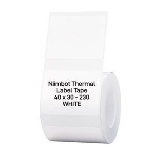 Lipnios etiketės baltos 40x30mm 230 vnt. Niimbot