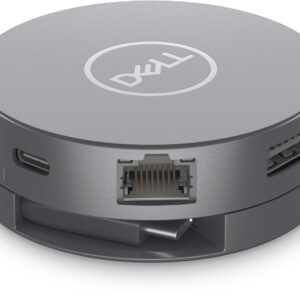DELL DA305 Vielinis USB 3.2 Gen 2 (3.1 Gen 2) Type-C Sidabras - Image 1