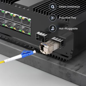 Extralink EX.15111 tinklo siųstuvų-imtuvų modulis Optinis pluoštas 10700 Mbit/ai SFP+ 1330 nm - Image 3