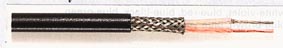 Balansinis mikrofoninis laidas 2x0.35mm² OFC, Ø6.3mm, juodas, Tasker