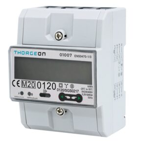 Elektros energijos matuoklis, 3 fazių, DIN, 80A, MOD-BUS, sertifikuotas MID, THORGEON