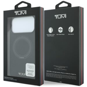 Dėklas Tumi Ballistic su žiediniu stovu MagSafe, skirtas iPhone 18 Pro Max / 17 Pro Max, juodas - Image 7