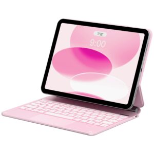 Case Typecase Edge with keyboard for iPad 11" (A16) 2025 / iPad 10.9" 2022 pink