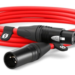 RØDE XLR3M-R garso kabelis 3 m XLR Raudona