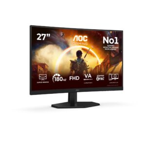 AOC G4 27" IPS FHD 180Hz kompiuterio monitorius 68,6 cm (27") 1920 x 1080 pikseliai „Full HD“ LCD Juoda, Raudona