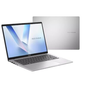 ASUS Vivobook 14 X1407AA-LY011W „Ultra 5“ 325, 14,0 colių WUXGA IPS lygio ekranas, 60 Hz, 300 nits, AG, 16 GB DDR5, 512 GB SSD, „Intel“ grafika, 1080p kamera, 42 WHrs, „Windows 11“, „Cool Silver“
