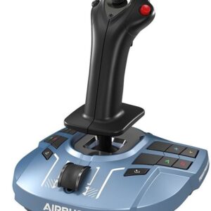 Thrustmaster TCA Sidestick X Airbus Edition Juoda, Mėlyna USB Orlaivio vairalazdė Analoginis / skaitmeninis PC, Xbox Series S, Xbox Series X - Image 1