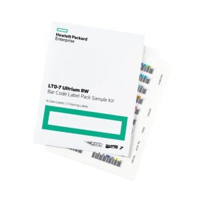 HPE LTO-7 Ultrium RW Bar Code Label Pack 1,26 cm