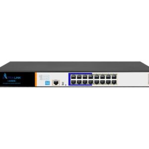 Extralink EX.3807 tinklo komutatorius Valdomas L2 Gigabit Ethernet (10/100/1000) Maitinimas per Eternetą (PoE) 1U Juoda, Pilka