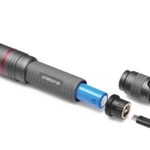 Žibintuvėlis, atsparus drėgmei IP65, ULTIBRIGHT 80, CREE LED, 600lm, įkraunamas 2600mA, EMOS