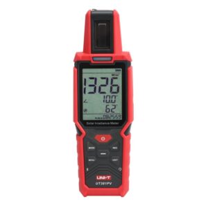 Saulės spinduliuotės matuoklis, 1400W/m², -40～120℃, –90.0~+90.0 °, 0~360°, Bluetooth, IP65, UNI-T - Image 1