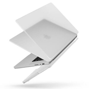UNIQ Claro knygos tipo dėklas MacBook Pro 16" (2021) dove matinio skaidrumo - Image 2