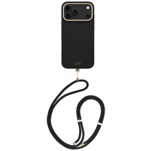 UNIQ Coehl Mirelle case for iPhone 17 Pro Max Magnetic Charging ebony