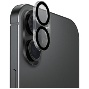 UNIQ Optix Clearshield Frameguard fotoaparato objektyvo apsauga, skirta iPhone 17, skaidri, su aplikatoriumi