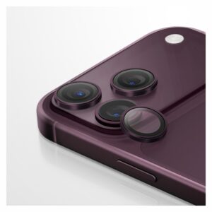 UNIQ Optix AluGuard (DX2) Camera Lens Protector for iPhone 18 Pro / iPhone 18 Pro Max burgundy - Image 4