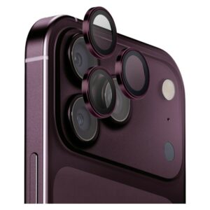UNIQ Optix AluGuard (DX2) Camera Lens Protector for iPhone 18 Pro / iPhone 18 Pro Max burgundy