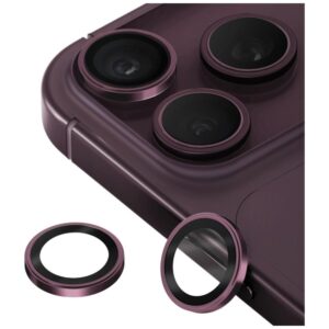 UNIQ Optix Prime Camera Lens Protector for iPhone 18 Pro / iPhone 18 Pro Max burgundy