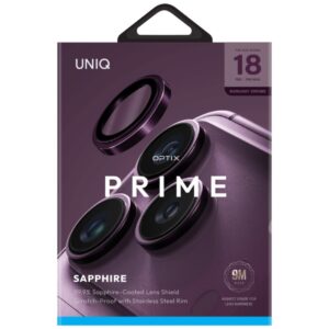UNIQ Optix Prime Camera Lens Protector for iPhone 18 Pro / iPhone 18 Pro Max burgundy - Image 4