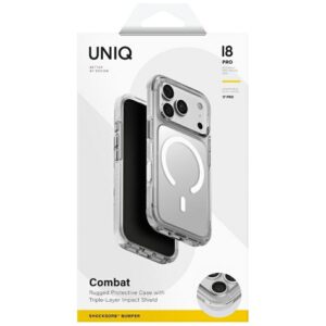 Dėklas UNIQ Combat skirtas iPhone 18 Pro / 17 Pro Magclick Charging biały - Image 6