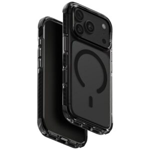 Dėklas UNIQ Combat skirtas iPhone 18 Pro / 17 Pro Magclick Charging juodos spalvos