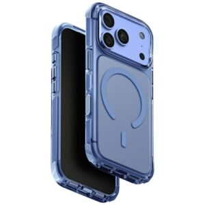 Dėklas UNIQ Combat skirtas iPhone 18 Pro / 17 Pro Magclick Charging niebieski
