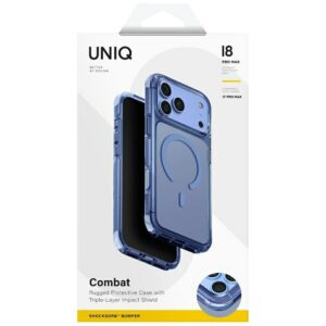 Dėklas UNIQ Combat skirtas iPhone 18 Pro Max / 17 Pro Max Magclick Charging niebieski - Image 7