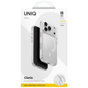 Dėklas UNIQ Clario skirtas iPhone 18 Pro / 17 Pro Magclick Charging przezroczysty - Image 8