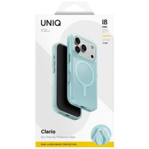Dėklas UNIQ Clario skirtas iPhone 18 Pro / 17 Pro Magclick Charging niebieski - Image 7