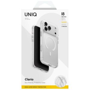 Case UNIQ Clario for iPhone 18 Pro Max / 17 Pro Max Magclick Charging transparent - Image 6