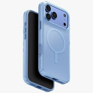 Dėklas UNIQ Clario skirtas iPhone 18 Pro Max / 17 Pro Max Magclick Charging niebieski