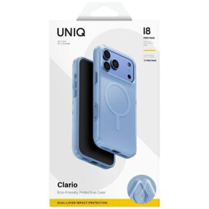 Dėklas UNIQ Clario skirtas iPhone 18 Pro Max / 17 Pro Max Magclick Charging niebieski - Image 8
