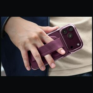 Dėklas UNIQ Heldro Air skirtas iPhone 18 Pro / 17 Pro Magclick Charging burgundowy - Image 6